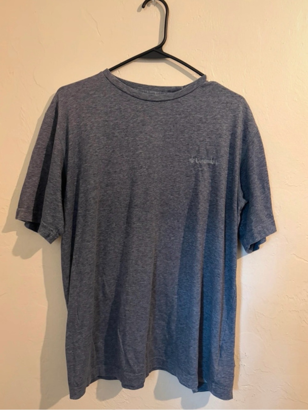 Columbia Heather Navy Short Sleeve Crew Tee